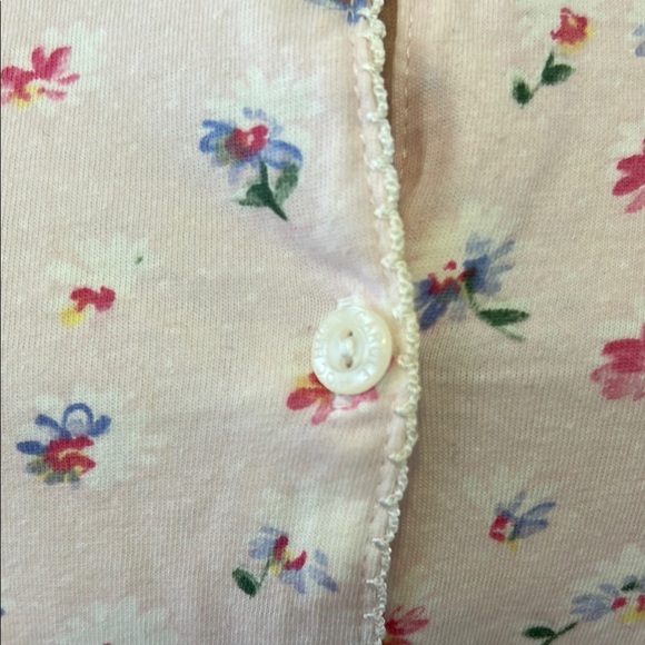 Carole Hickman Pink Sleeveless Relaxed Tank Top Pajama Sz M - Picture 3 of 12